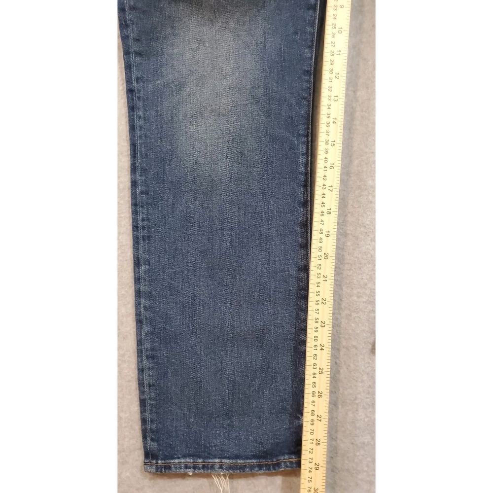 Madewell Jeans Mens 38 Slim Fit Straight Leg Stretch Blue Denim - Picture 5 of 10